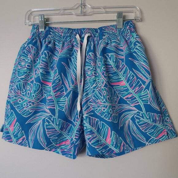 Chubbies Men's Swim Shorts Size Small Blue Tropical - Picture 1 of 6